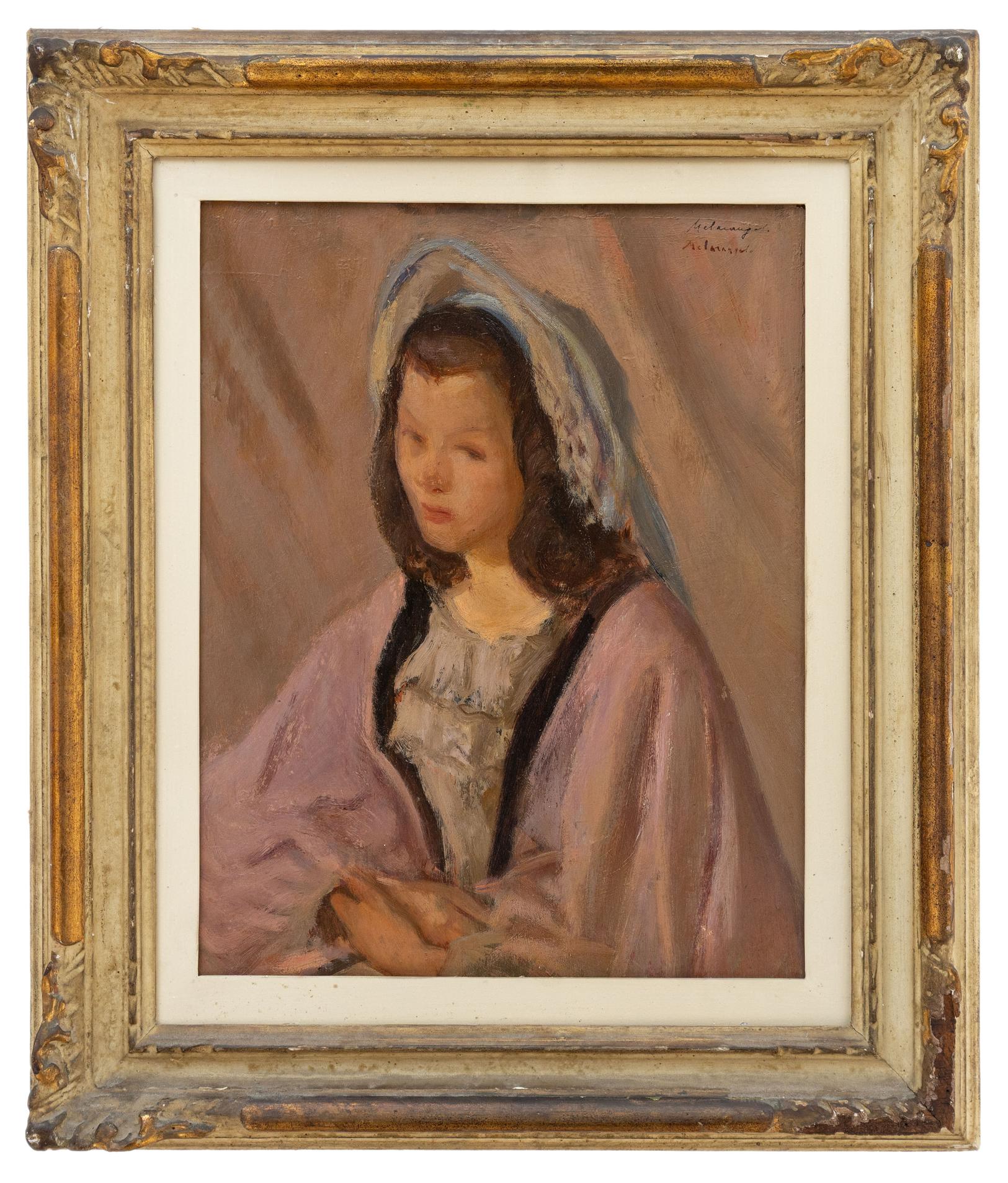 giovanni melarangelo: Ritratto di fanciulla
