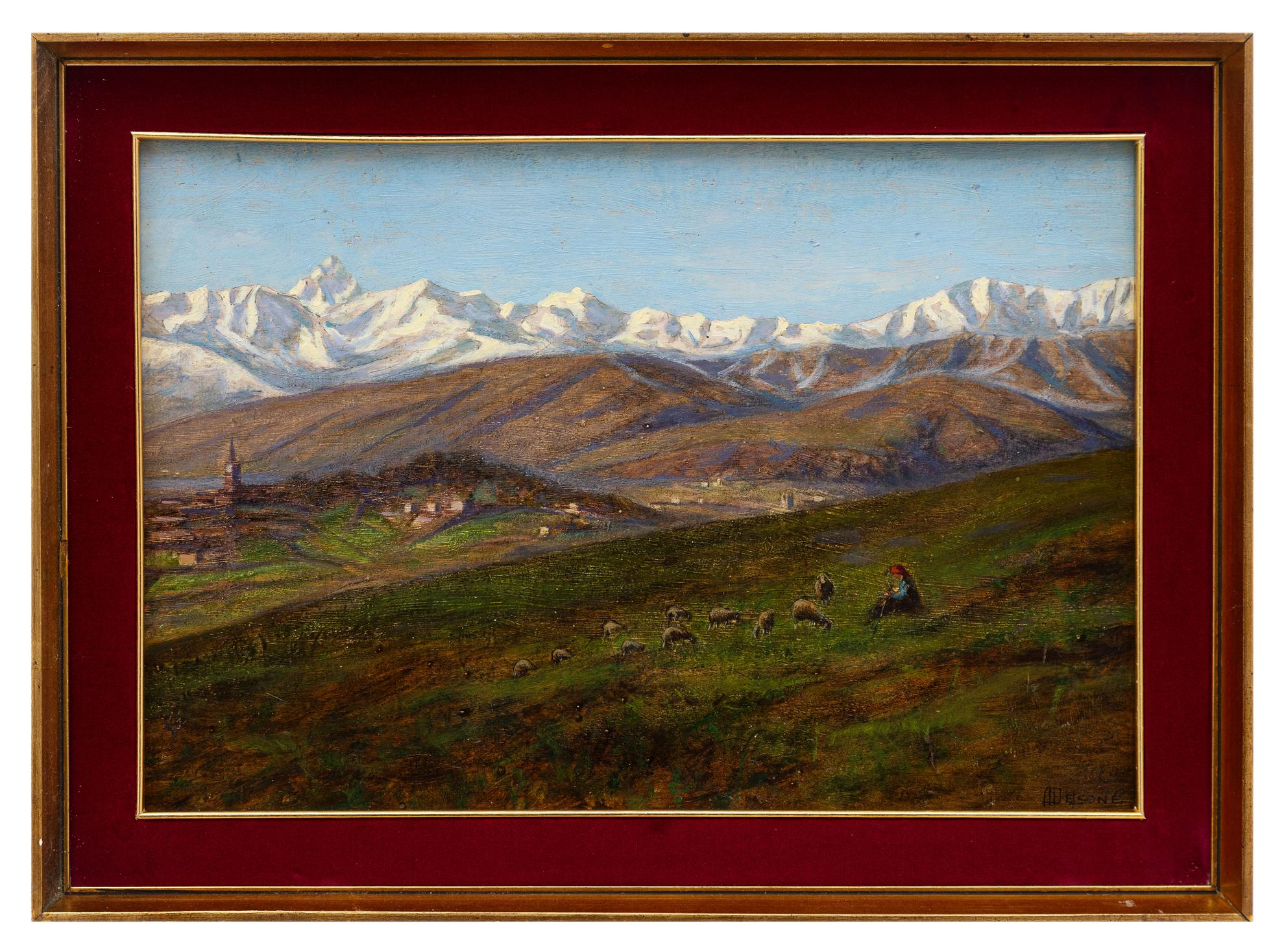 alfredo beisone: Pascolo nei pressi di Pinerolo