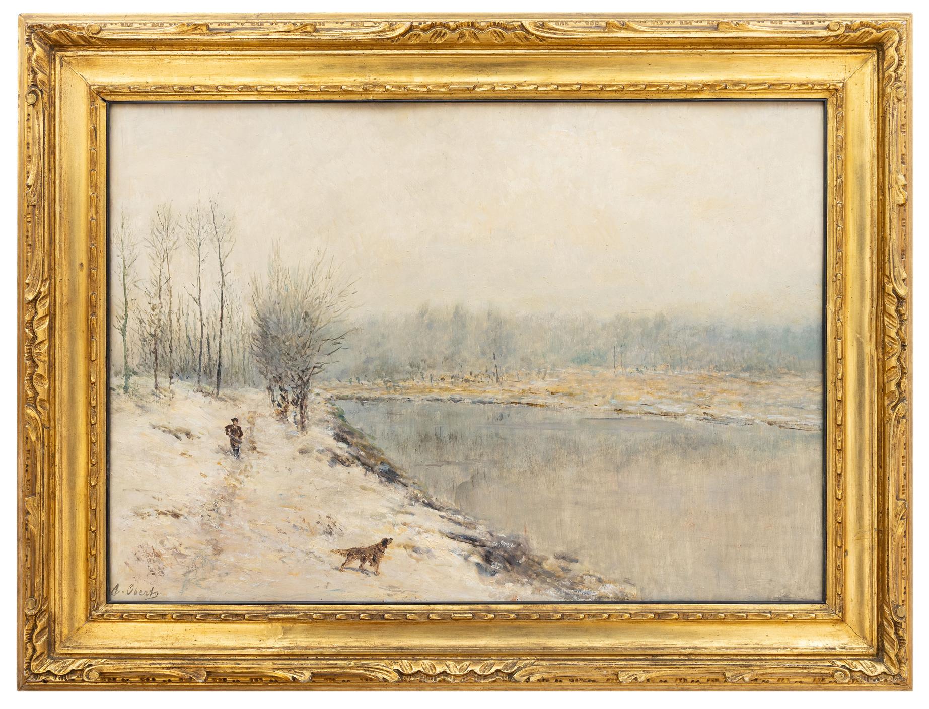 antonio oberto: Battuta di caccia invernale