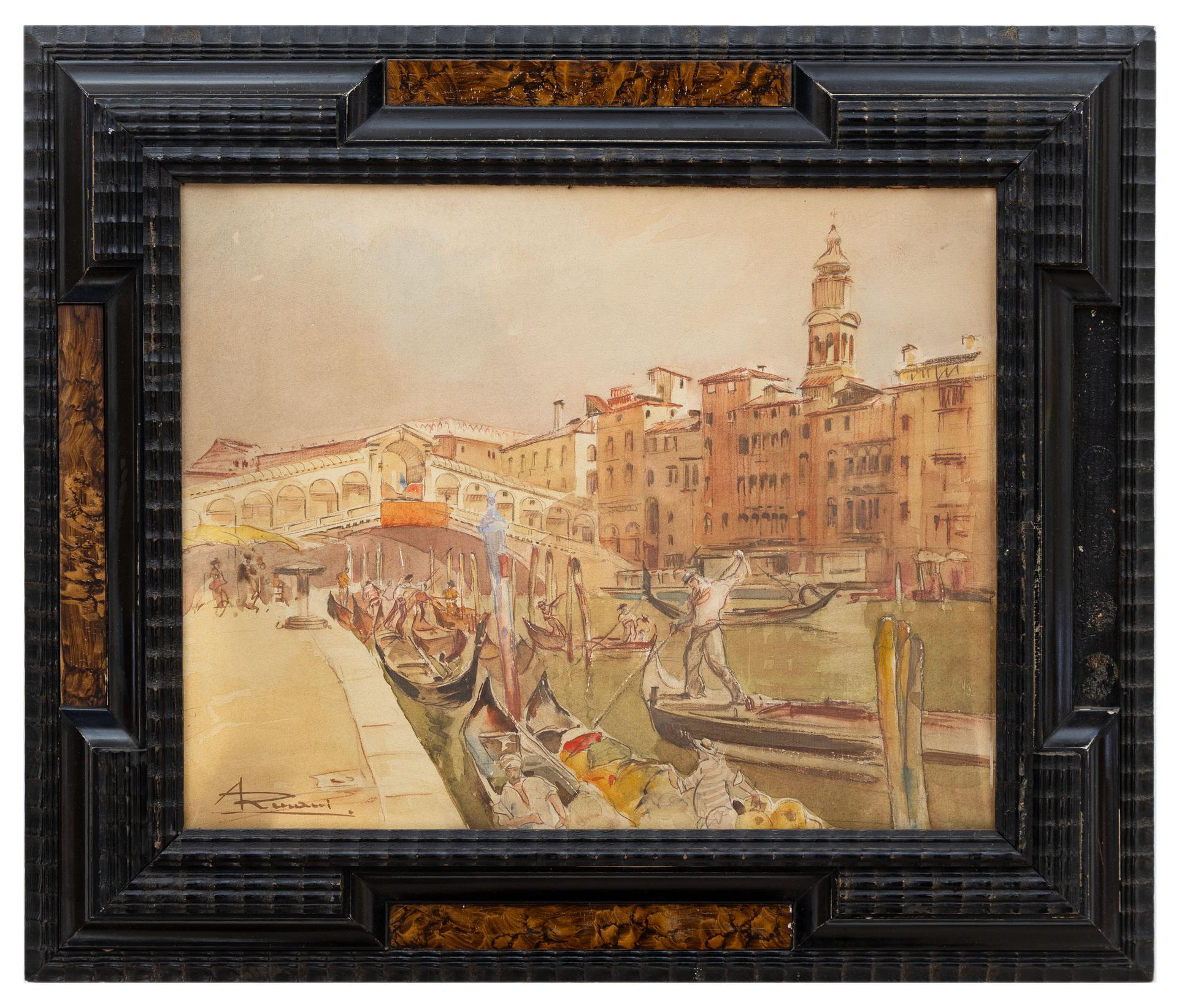 ernesto giuliano armani: Canal grande a Venezia
