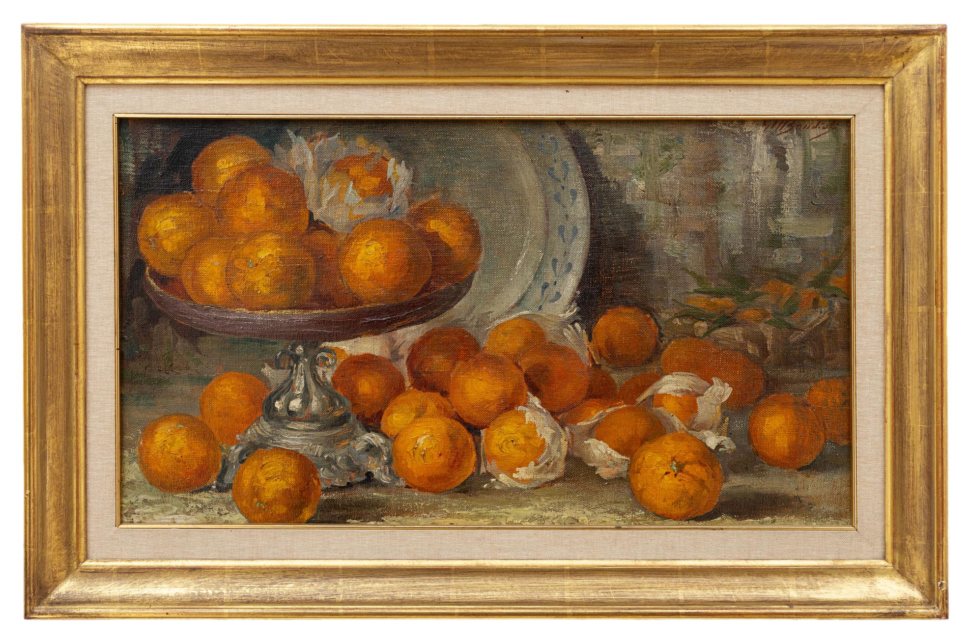 giovanni maria bondioli: Natura morta con arance