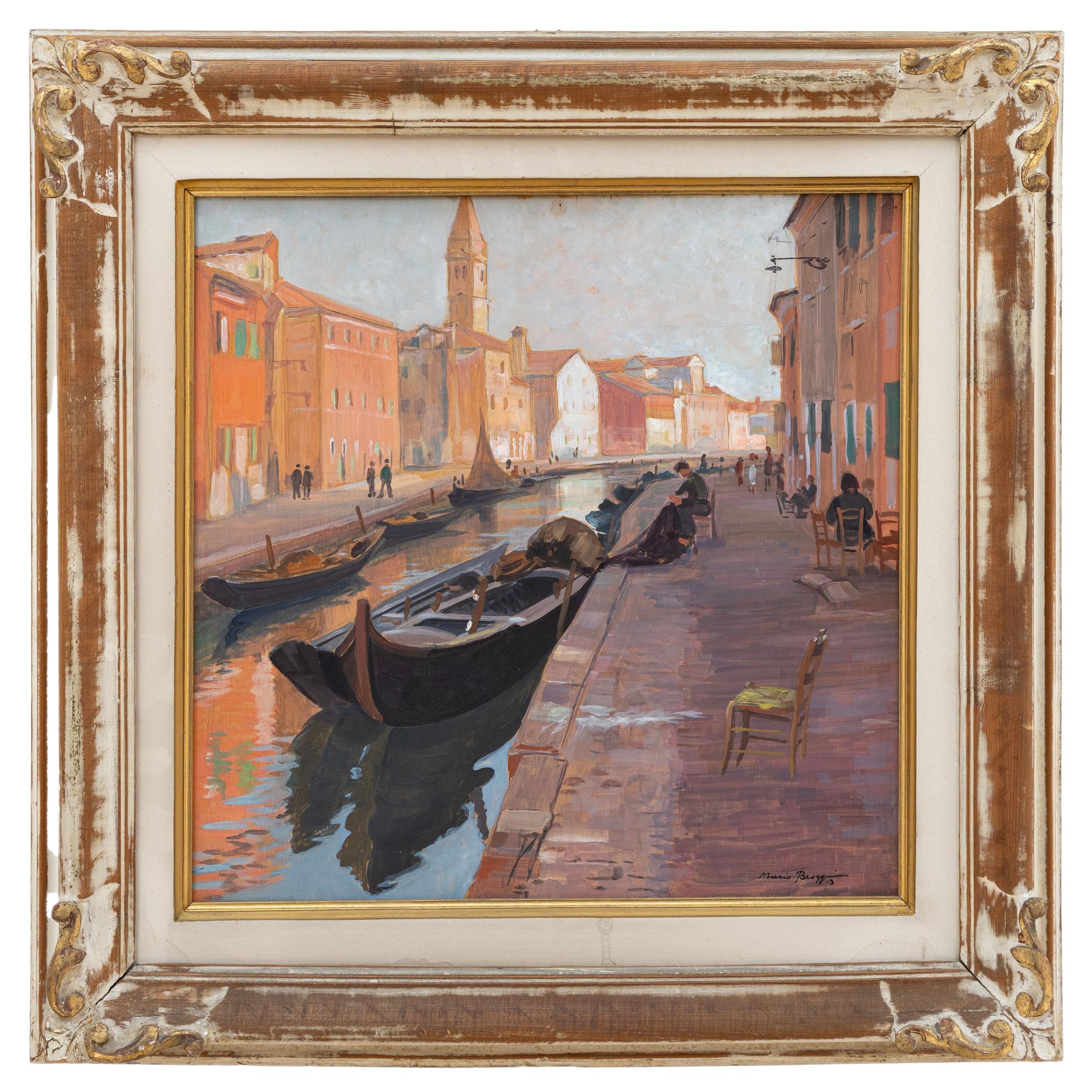 mario broggi: Rio Giudecca - Burano
